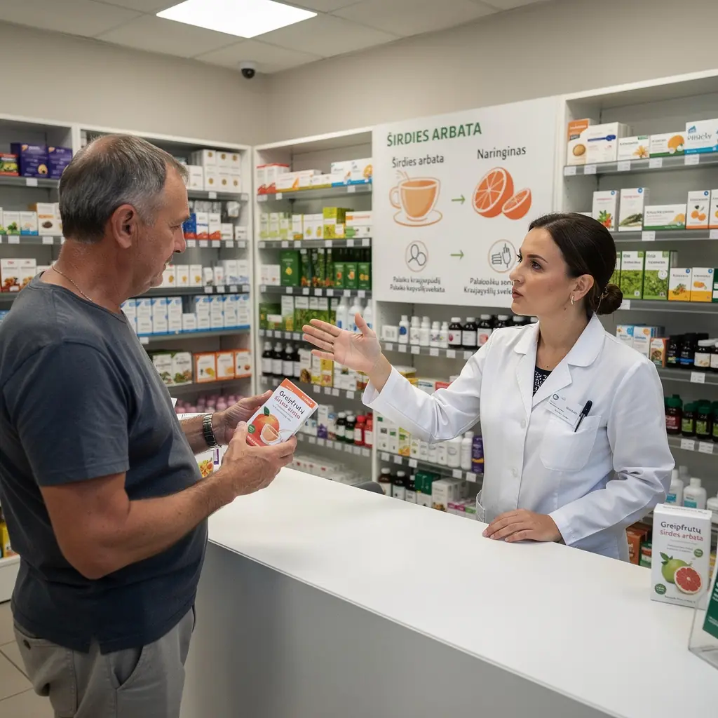 Bitter citrusinių vaisių lapai ir žiedai, naudojami natūraliai arbatai, remiančiai širdies funkciją.