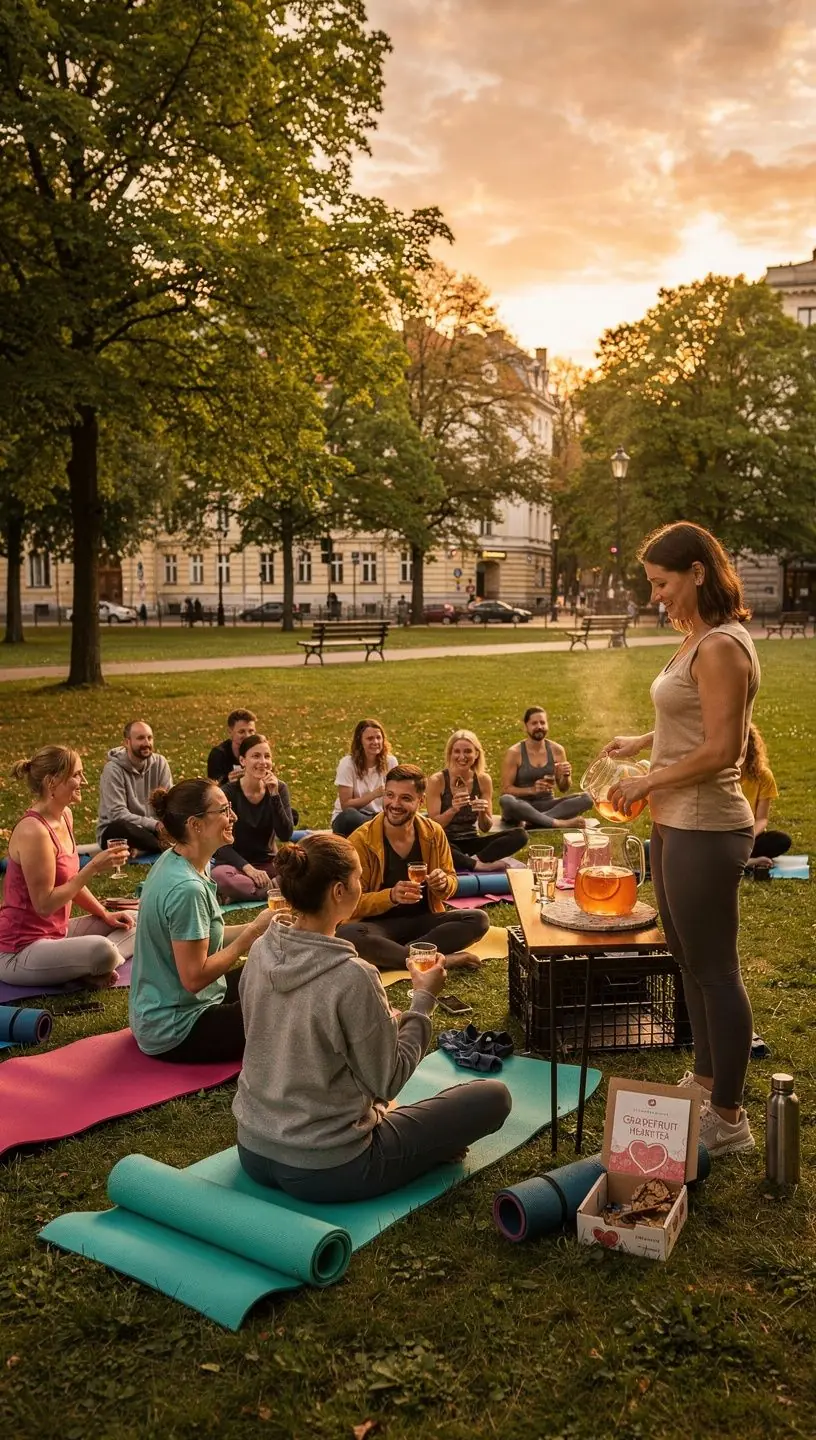 Stilinga arbatos pakuotė su greipfrutų ir naringino iliustracija.