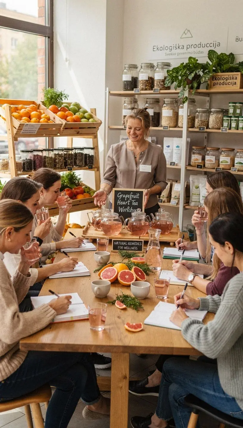 Greišiausiai augantis greipfrutų medis su sunokusiais vaisiais.